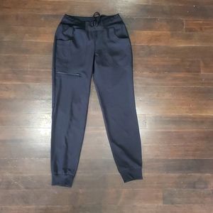 Black jogger scrub pants